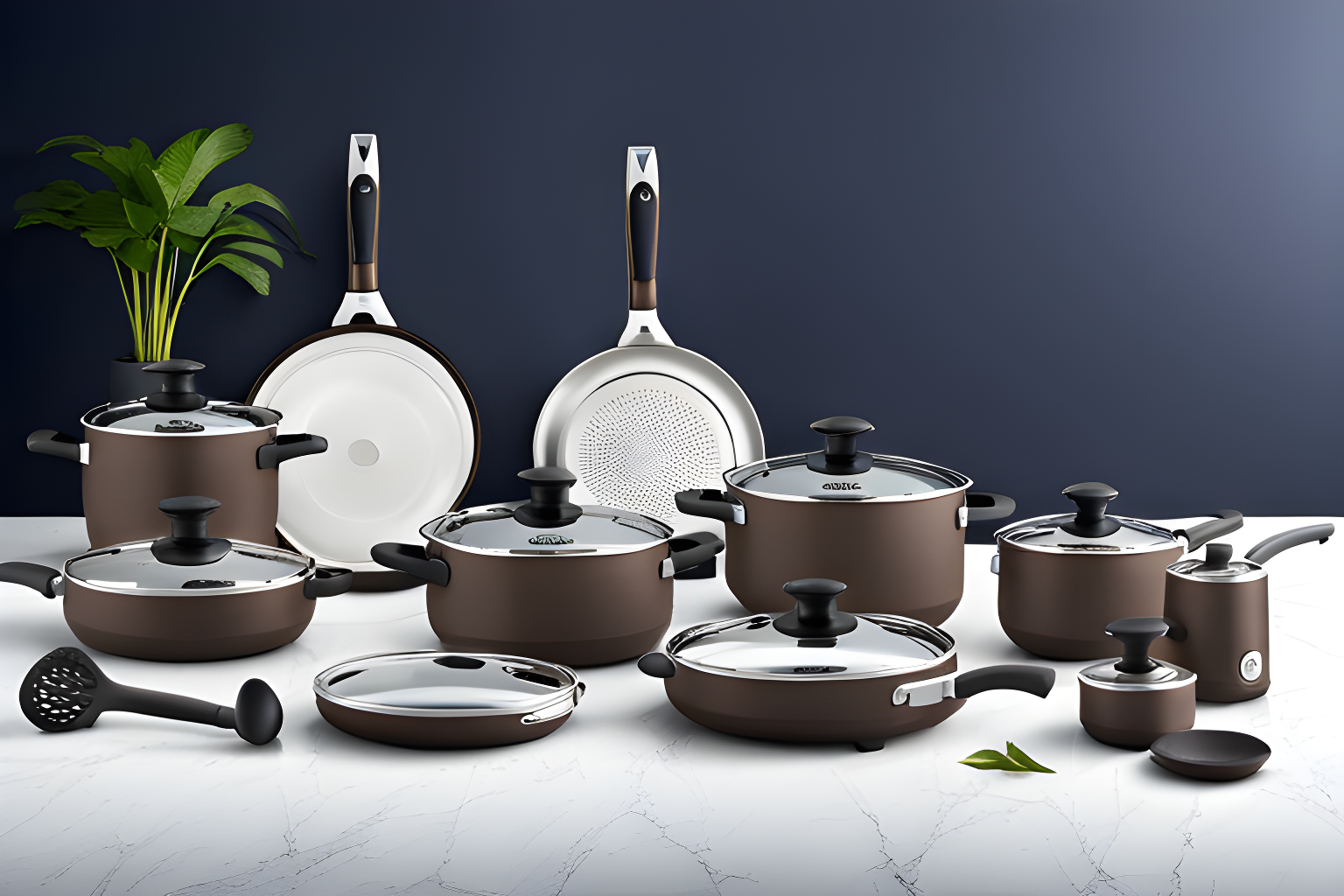 Background of kitchen appliances