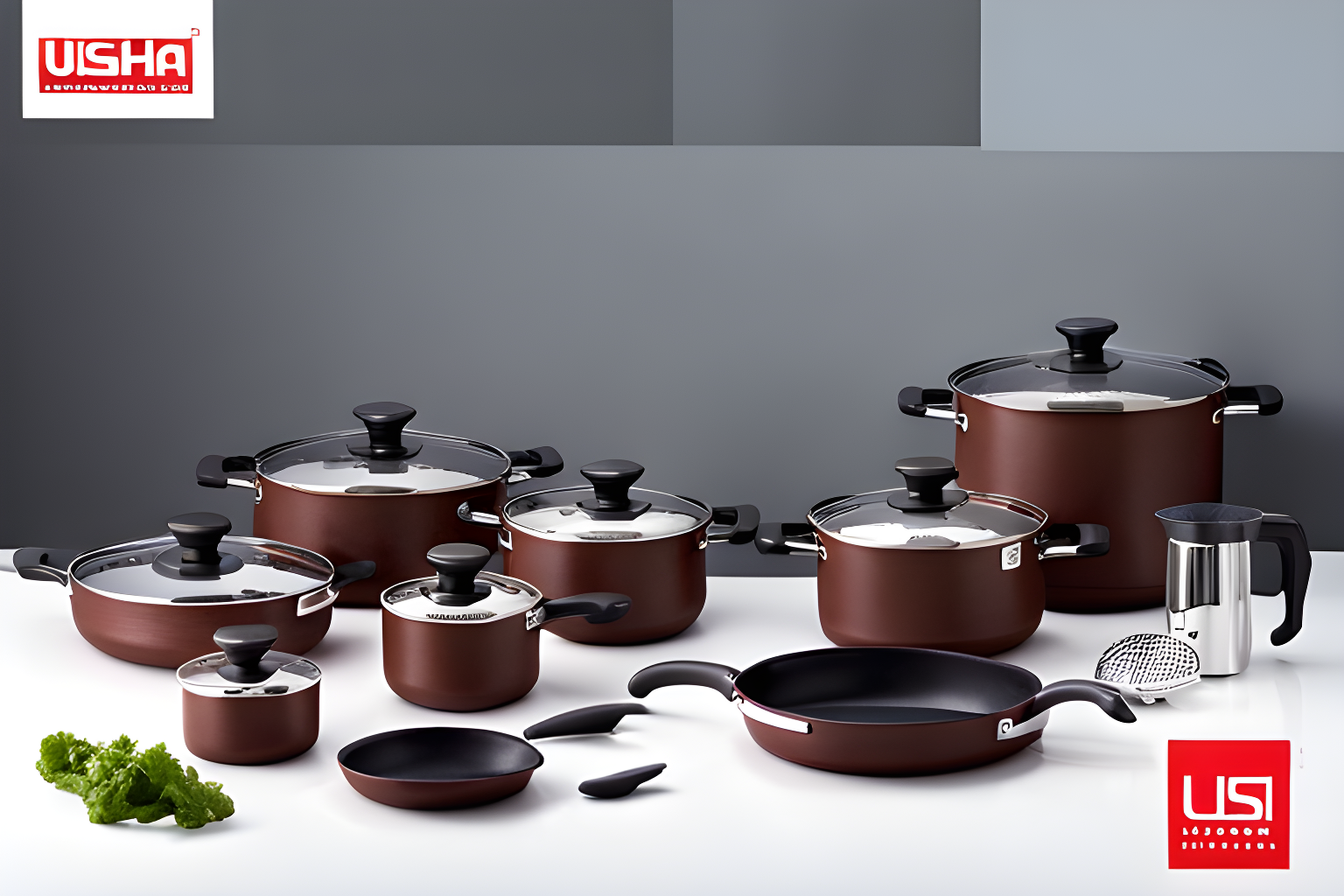 Background of kitchen appliances